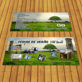 Flyer fÃ©rias de verÃ£o 2012